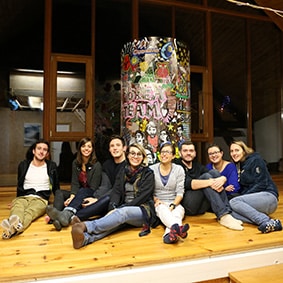 team building annecy totem art