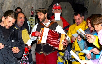 Fondue sous la terre