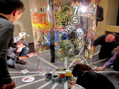 team building annecy totem art